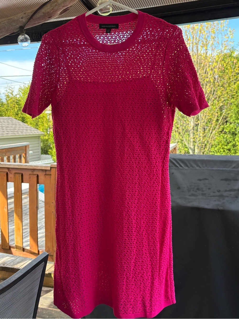 Banana Republic crochet dress 🌸